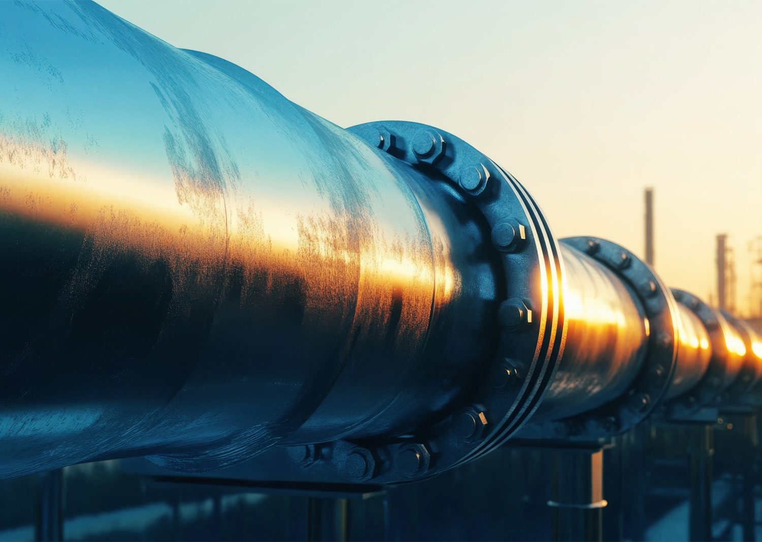 Industrial petroleum pipeline
