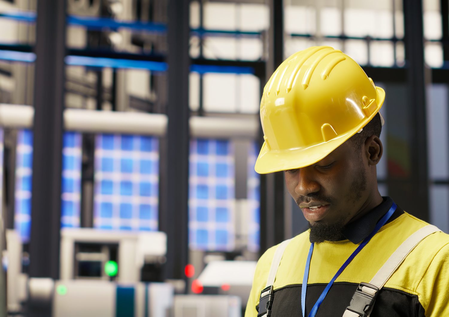 BGEM Energy operations worker in protective equipment